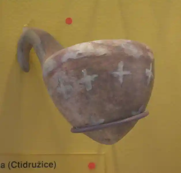 Ladle with pre-Christian crosses